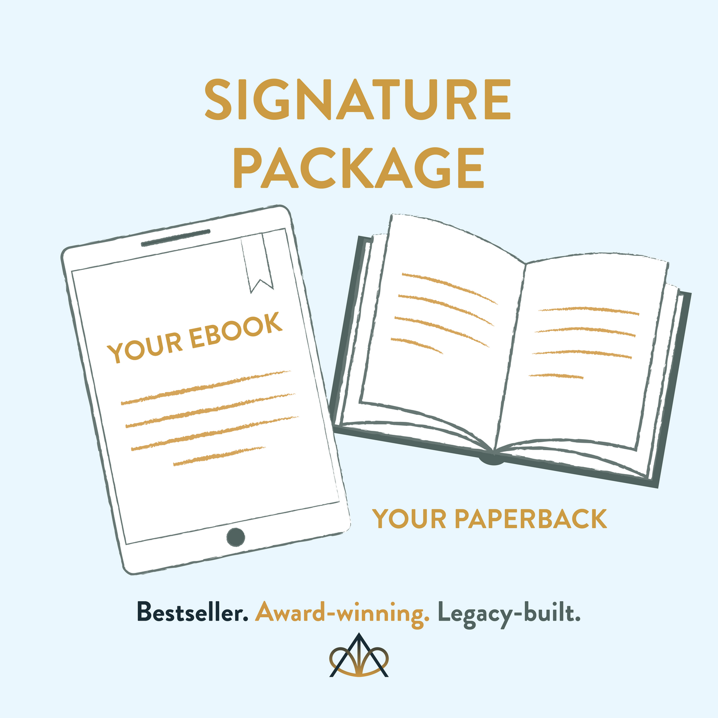 SIGNATURE PACKAGE: Comprehensive POD Paperback Book & eBook Publishing